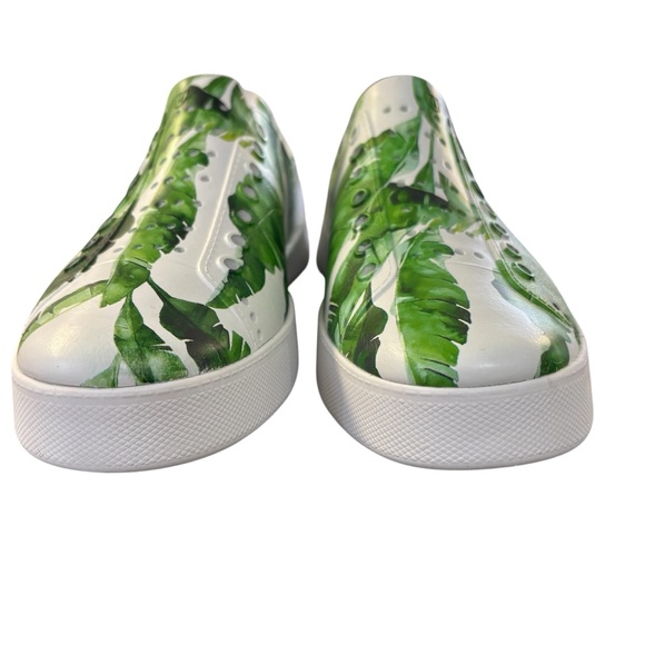 NWT Biion Women's Golf Shoes White Slip-On Sneakers Green Leaf Print Sz. 10 M 8 - Picture 5 of 10
